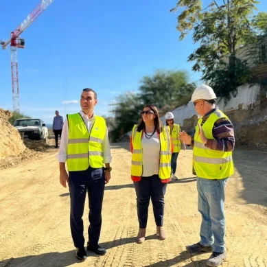 Επίσκεψη Υφυπουργού Υγείας κ. Μάριου Θεμιστοκλέους στο υπό ανέγερση Νοσοκομείο Σπάρτης