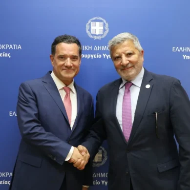 Συνάντηση του Υπουργού Υγείας Άδωνι Γεωργιάδη με τον Πρόεδρο του ΙΣΑ Γιώργο Πατούλη